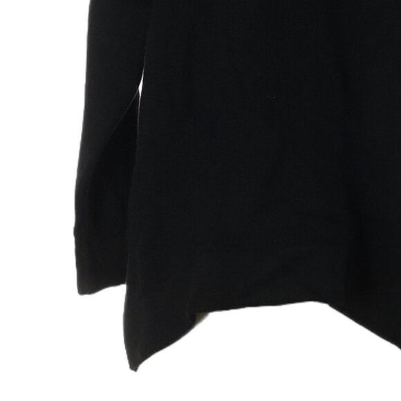 🌺 Zara Boho Black Floral Lace Sheer Back Relaxed Fit Pullover Sweater Size S - Picture 6 of 10